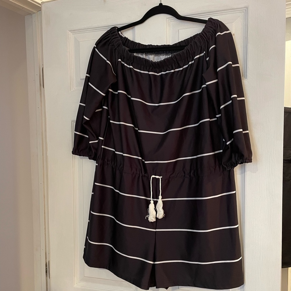 Off the shoulder romper